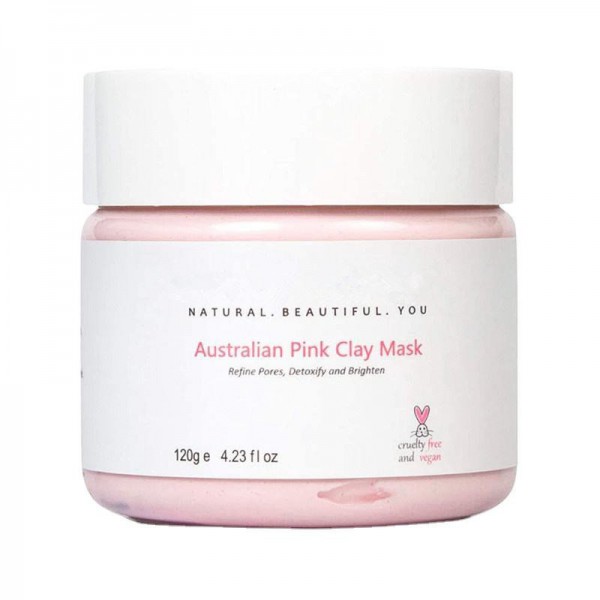 Private Label Natural Organic Kaolin Facial Mud Mask Skin Care Face Brighten Whitening pink clay mask australian