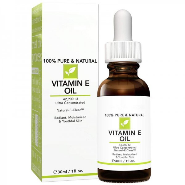 Pure organic skin balance anti aging anti wrinkle nature vitamin E essential facial oil
