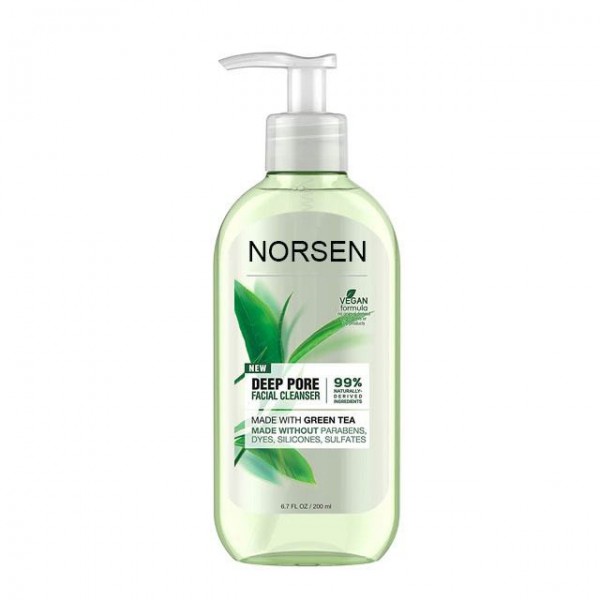 2021 skin care best selling moisturizing soothing deep cleansing natural vegan facial cleanser with green tea