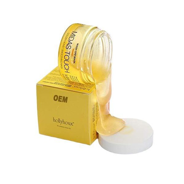 Top best skin care private Label golden honey smoothing moisturizing firming face mask for skin