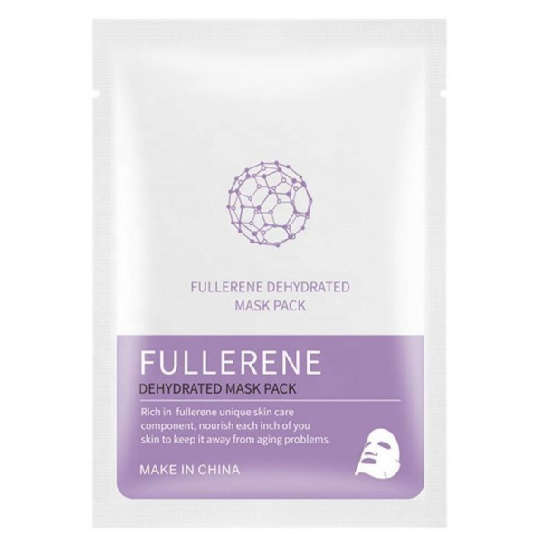 OEM Private Label Organic Anti Wrinkle Shrink Pores Whitening Fullerene Dehydrated Face Mask