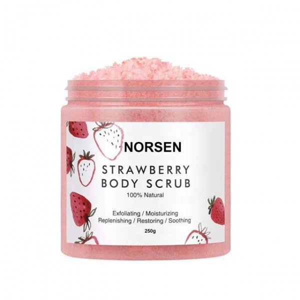 Private Label Natural Organic Moisturizing Exfoliating Strawberry Body Scrub