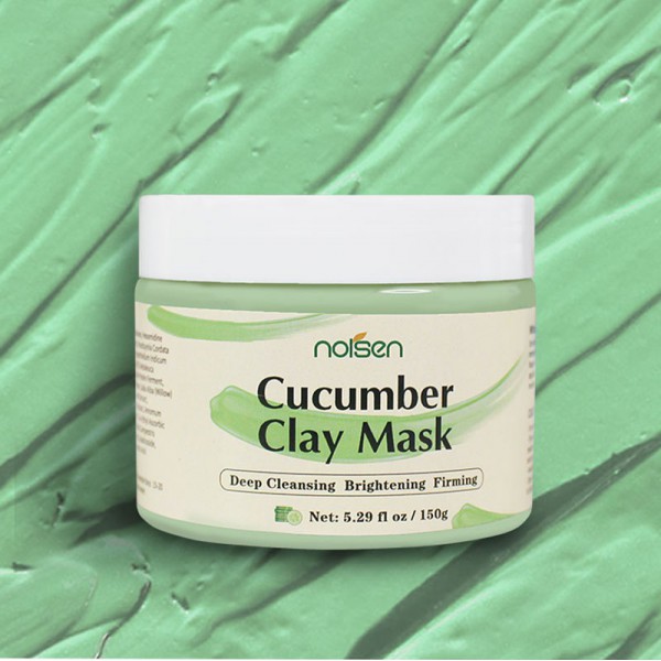korean skin care whitening moisturize deeply clean fast hydrating brighten anti-inflammatory cucumber clay facial mask