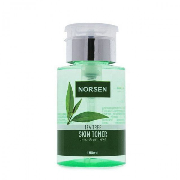 private label Norsen Cosmetic Factory Wholesale Replenishment Water Moisturizing Tea Tree Face Skin Toner