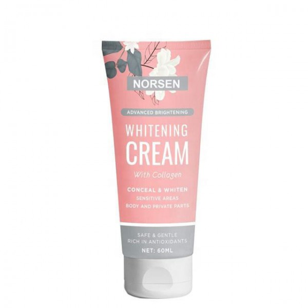 Organic Underarm Whitening Cream Hot Selling Private Label Natural Body Adults PE Tube Female Hydrolyzed Collagen 3 Years 60ml