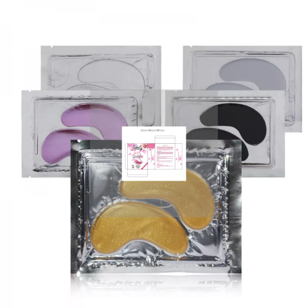 factory custom skincare beauty pure vegan natural  crystal brightening firming moisturizing sleeping silk  eye mask